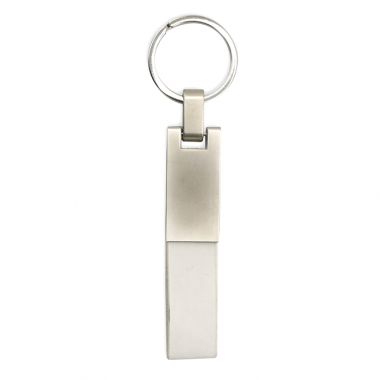 key chain model 8 with leather band white 2