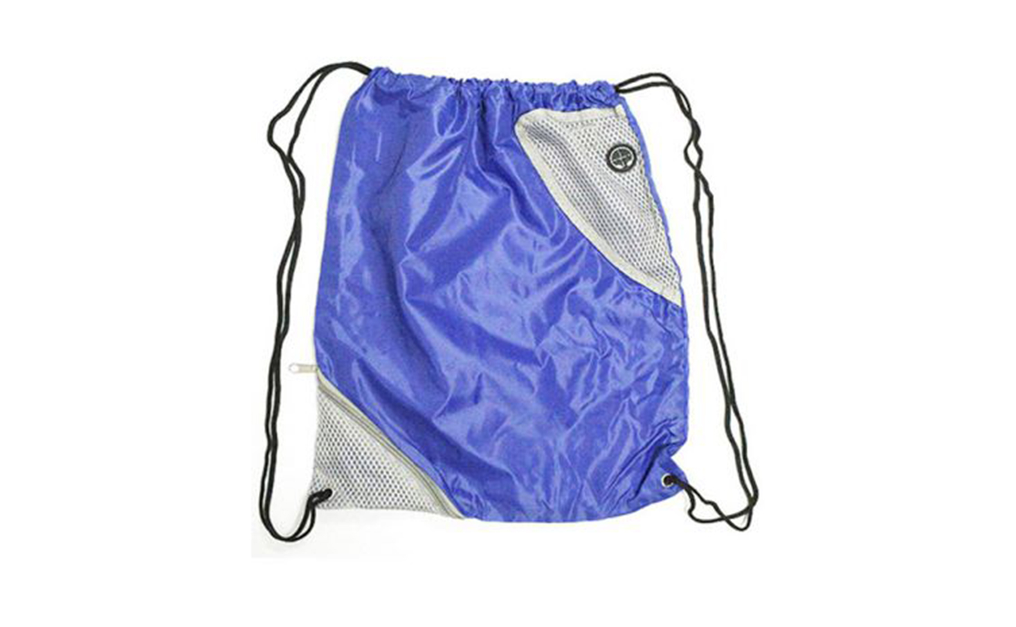 Draw String Bag- Royal Blue Alaska with Pocket