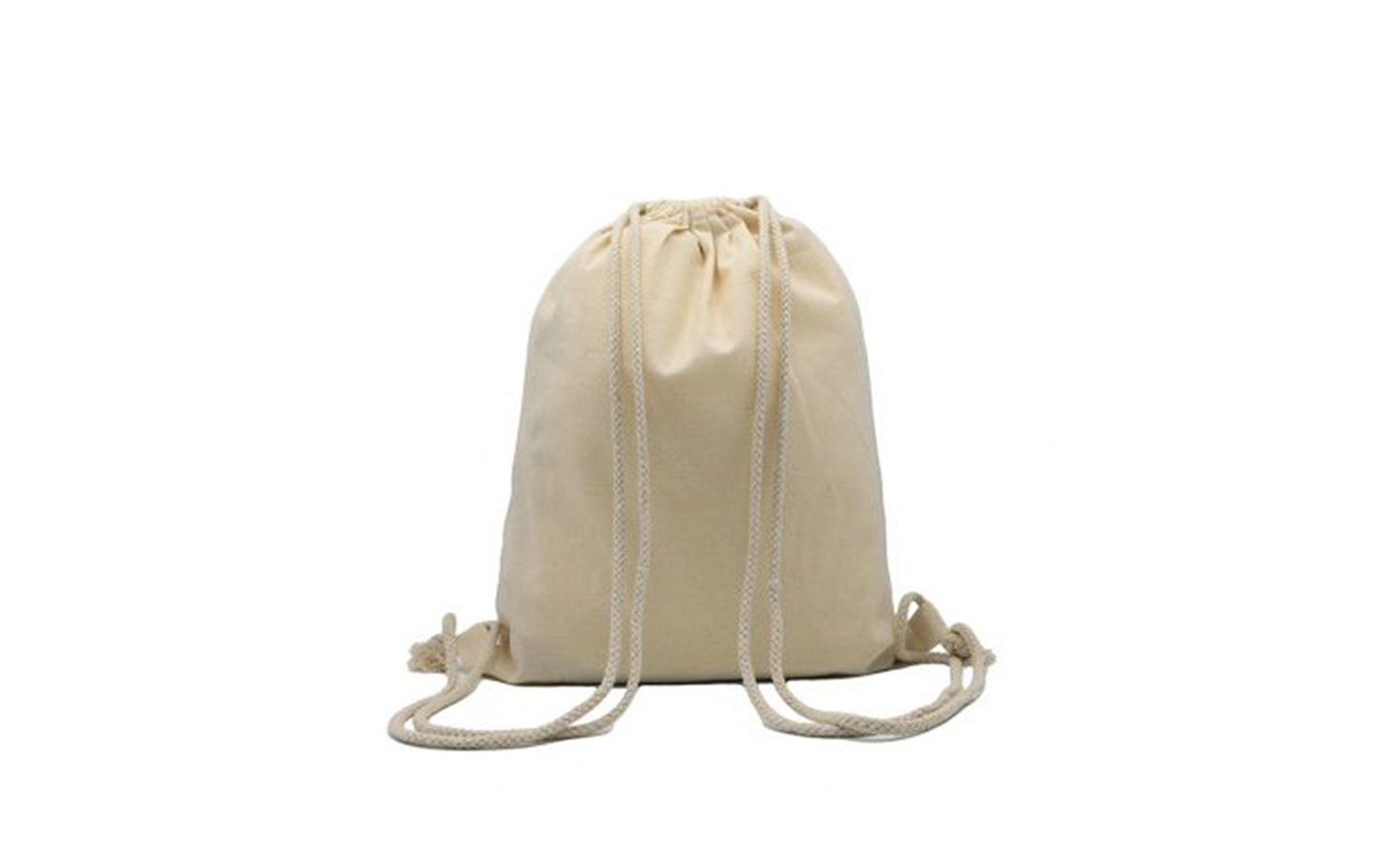 String bag with Rope black