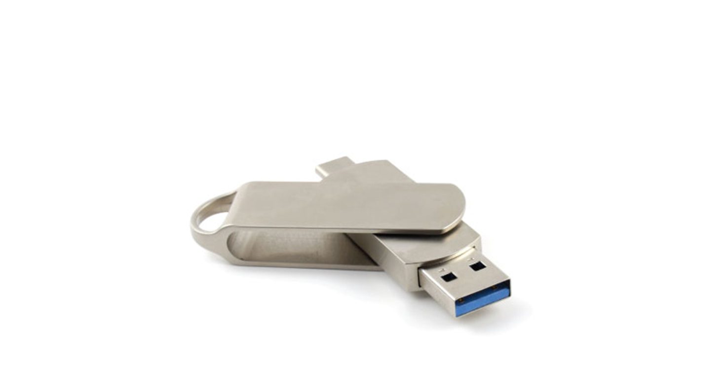 Promotional Metal Swivel USB with OTG