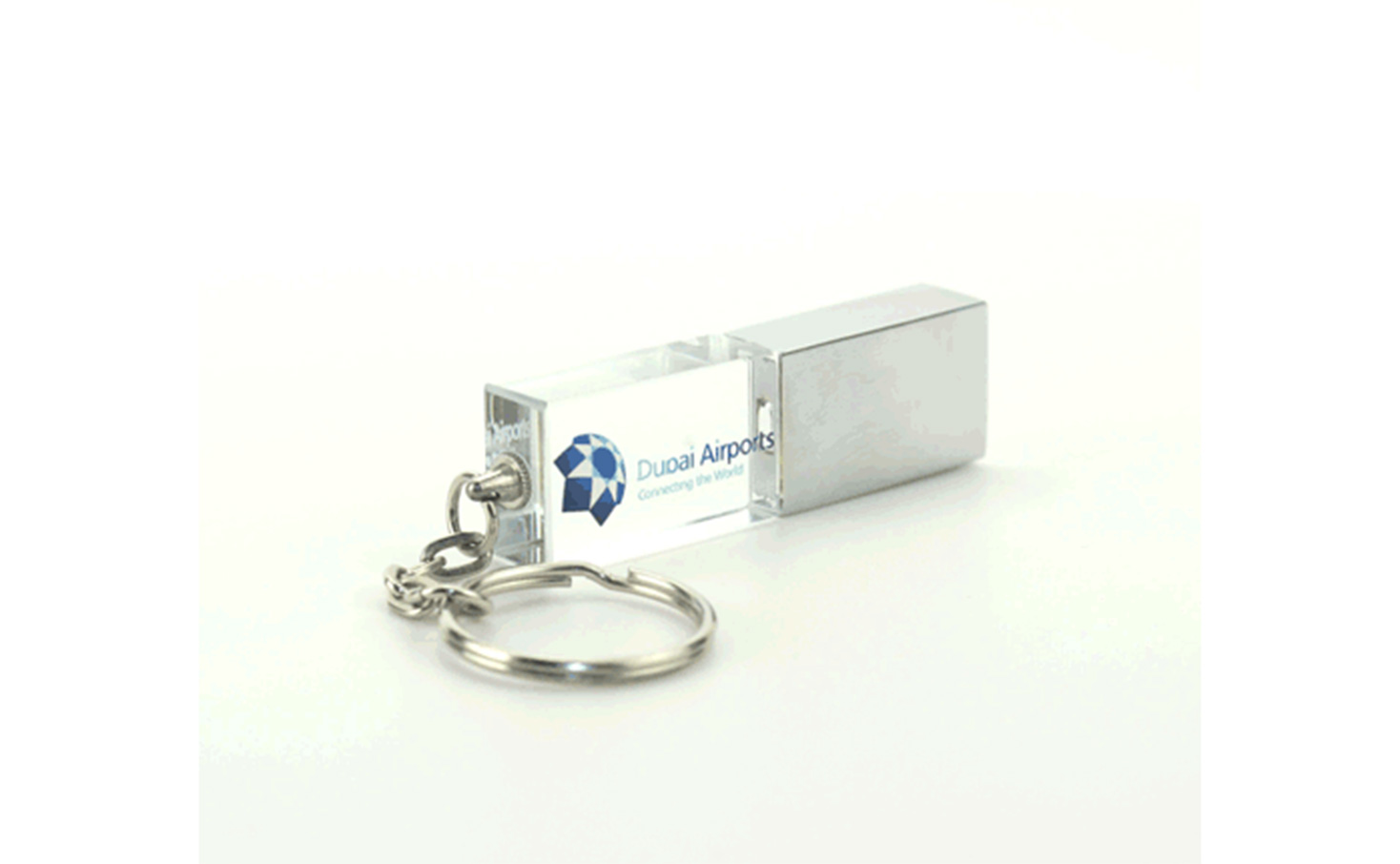 Promotional Rectangular Crystal USB Flash Drives
