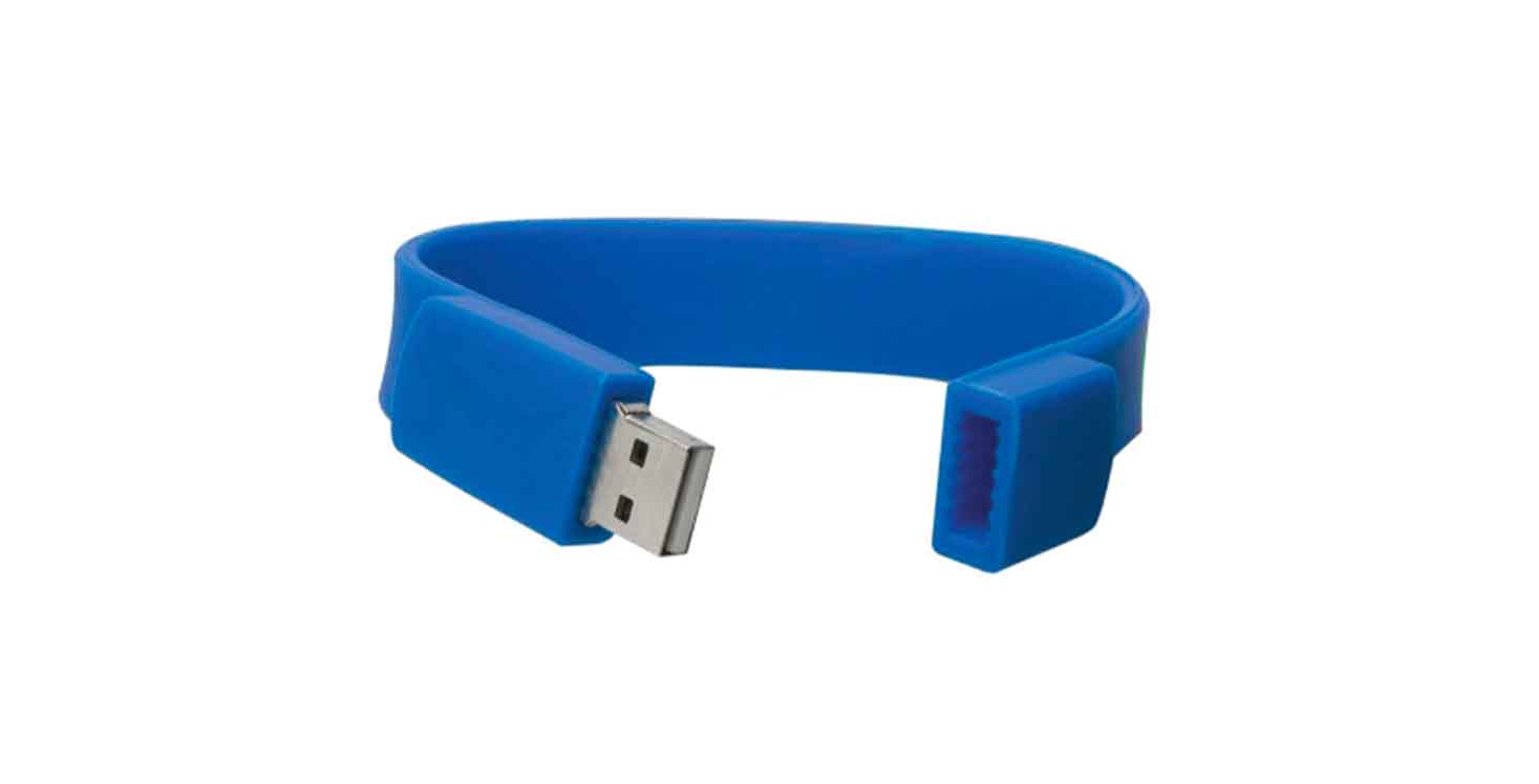USB Wristband Blue