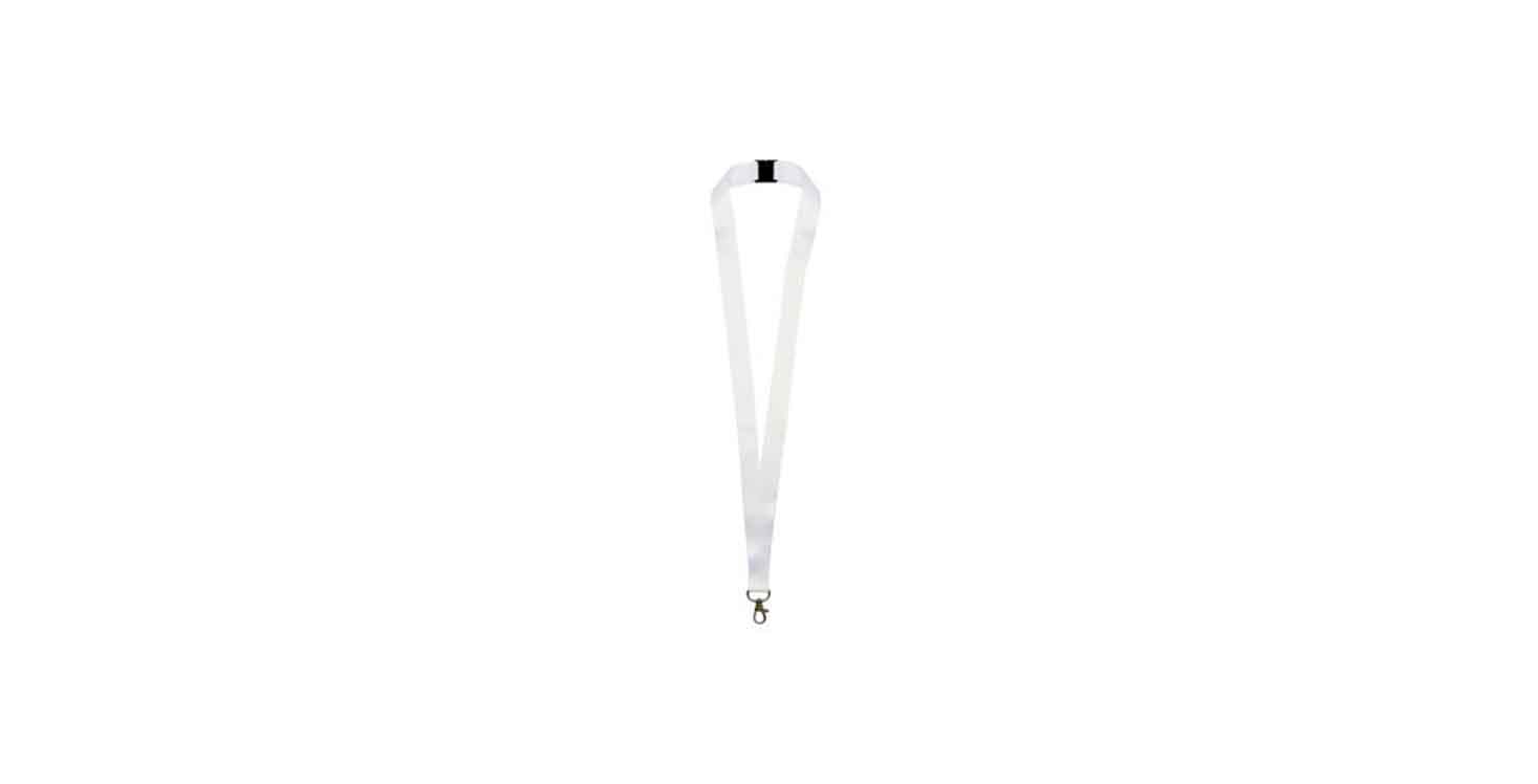 Lanyard 20mm 2 in 1 Sublimation White