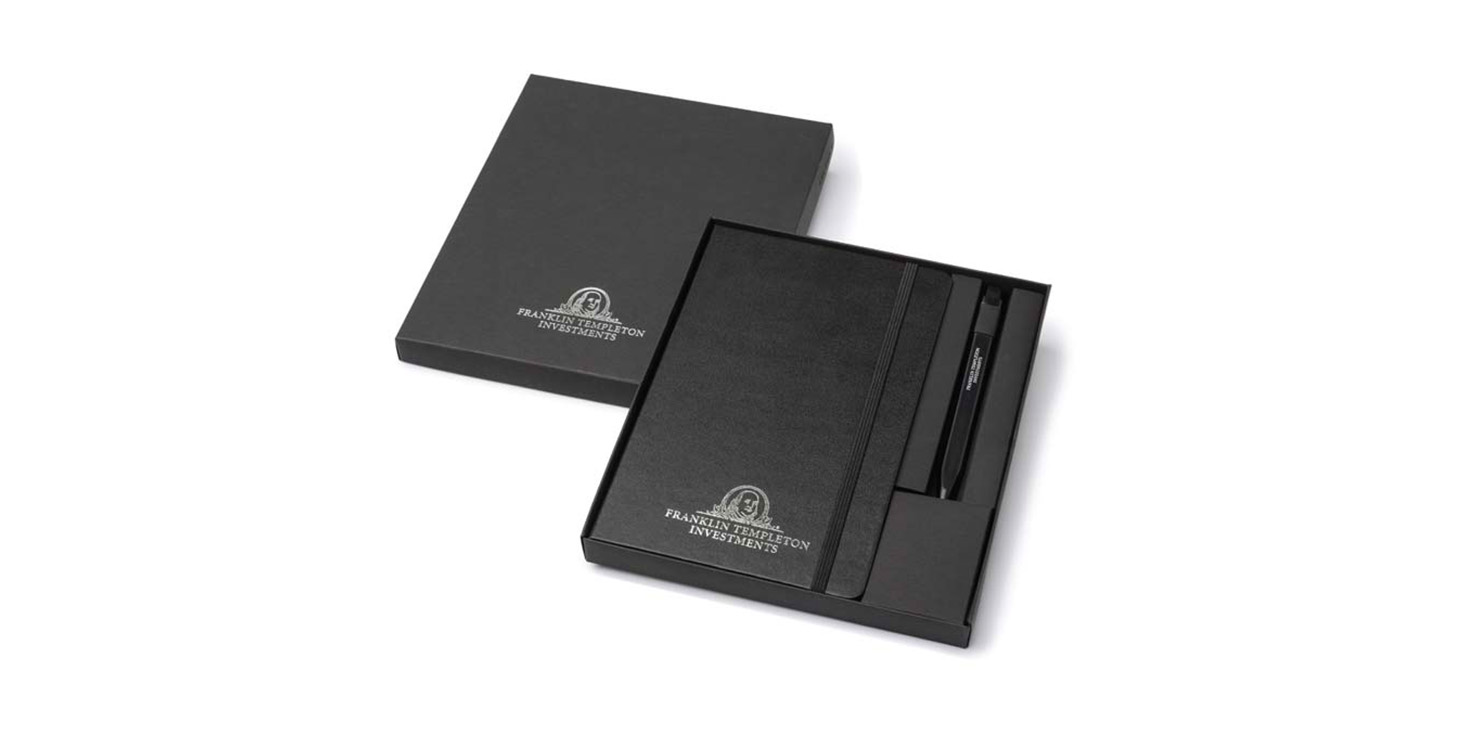 Moleskine Classic Large Notebook & Go Pen Set