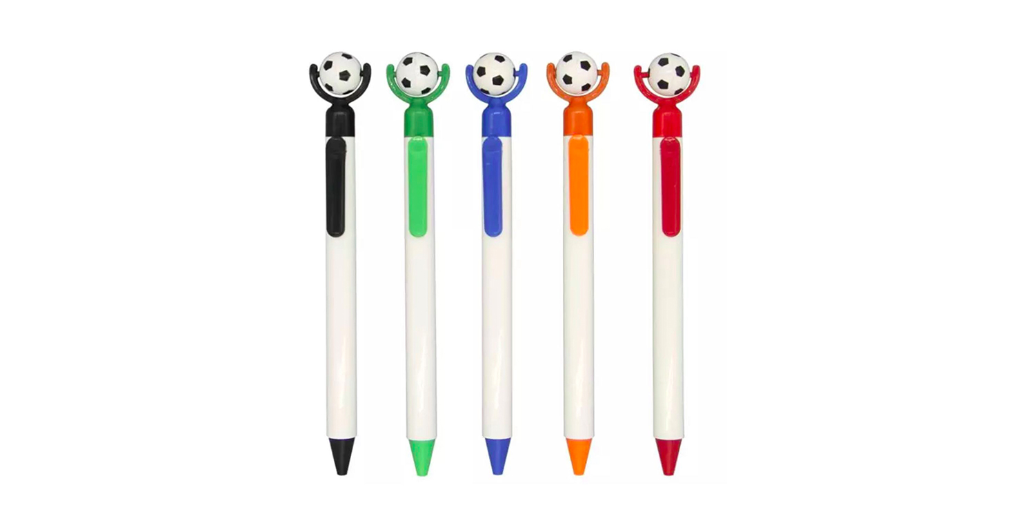Football Design Plastic Pen