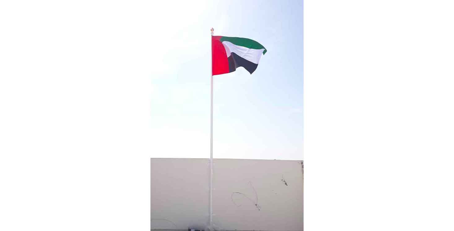Wall Mounted Hoisting Flag